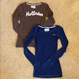 Set of 2 Hollister Medium long sleeve t-shirts